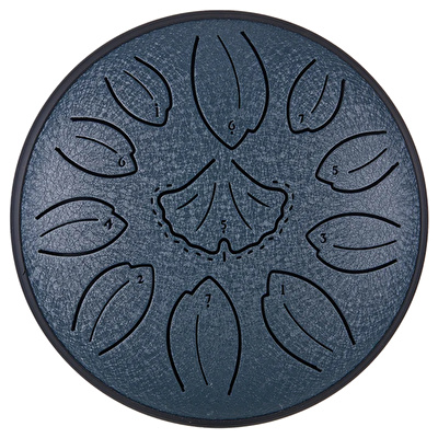 HLURU TWY11-6 NAVY BLUE - Golden Ginkgobiloba Series 11 Notalı 6" Navy Blue Tongue Drum
